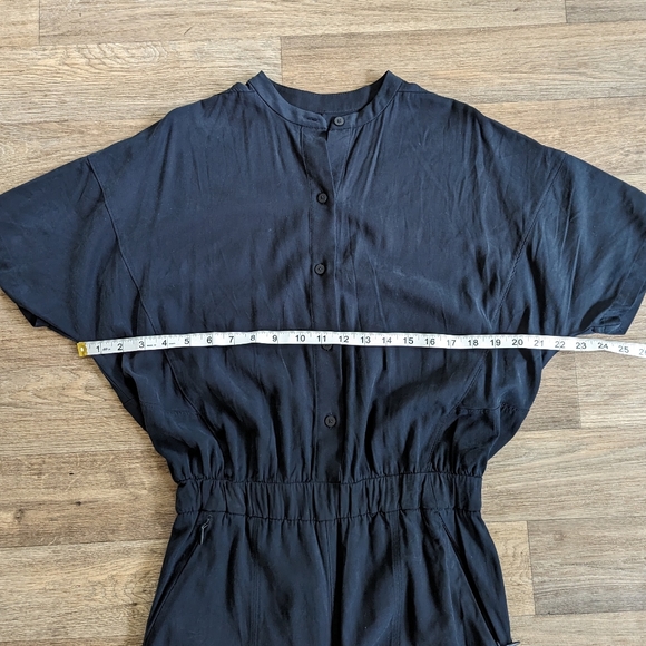 Lululemon Perfectly Poised Jumpsuit Black Button Henley Size 6 - Picture 7 of 10